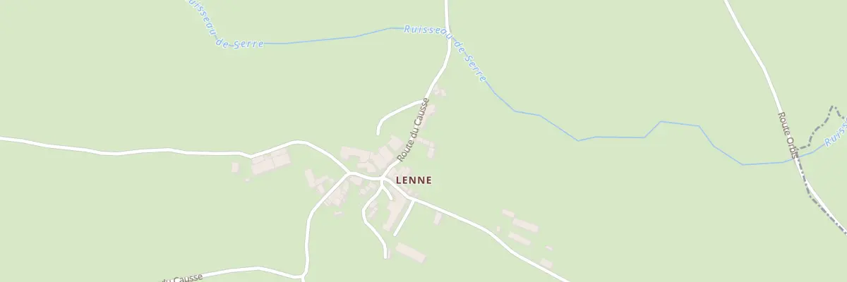 Plan du 11 Rte du Causse à Saint-Martin-de-Lenne