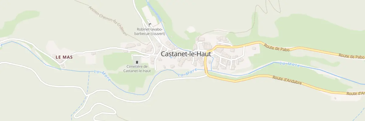Plan du 11 La Placette à Castanet-le-Haut