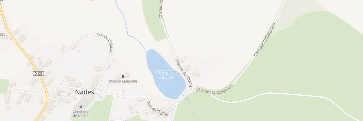 Plan du 8 Che de l’Etang à Nades