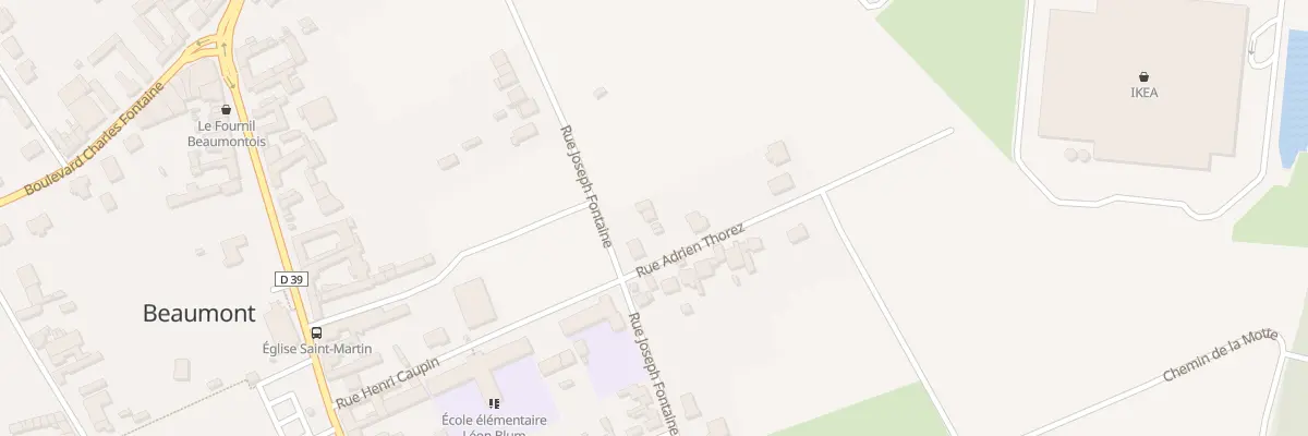 Plan du 303 Rue Joseph Fontaine à Hénin-Beaumont