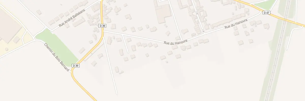 Plan du 132 Rue du Hanovre à Hénin-Beaumont