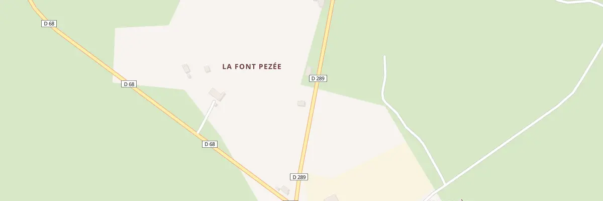 Plan du 3 La Font Pezée à Buxières-les-Mines
