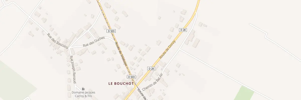 Plan du 9 Rte de Donzy à Saint-Andelain