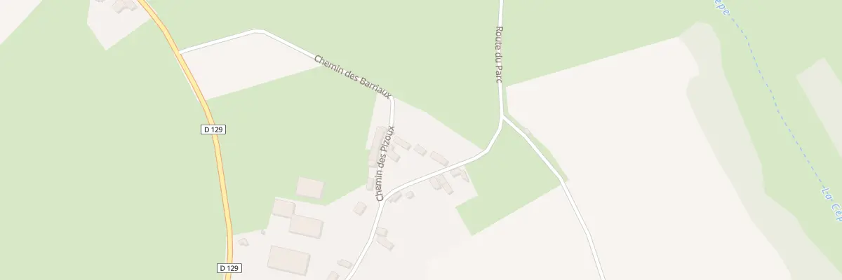 Plan du 12 Rte du Parc à Nades