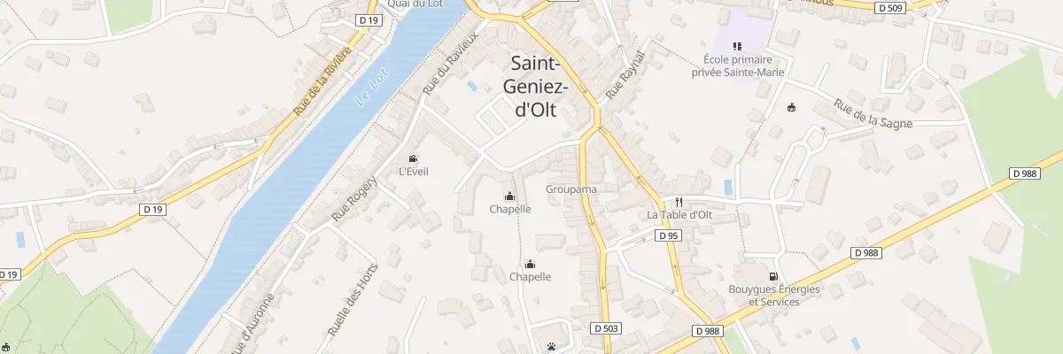Plan du 10 Rue du Cours à Saint Geniez d’Olt et d’Aubrac