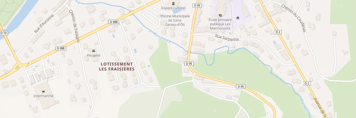 Plan du 230 Av de Saint Martin à Saint Geniez d’Olt et d’Aubrac