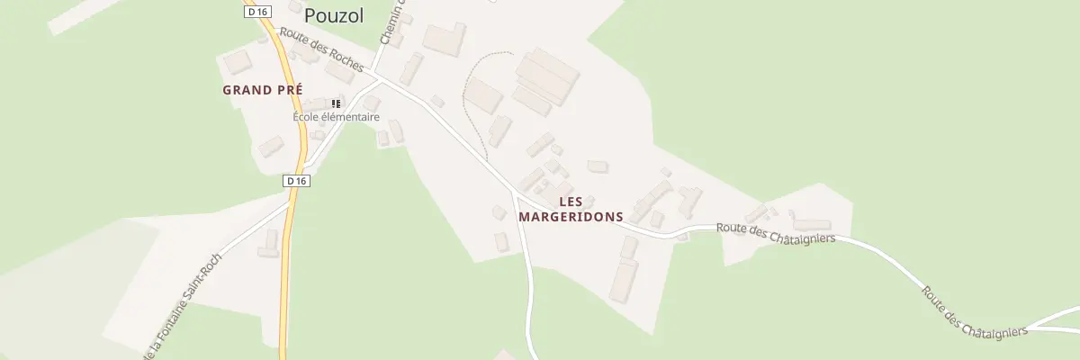 Plan du 5011 Les Margeridons à Pouzol