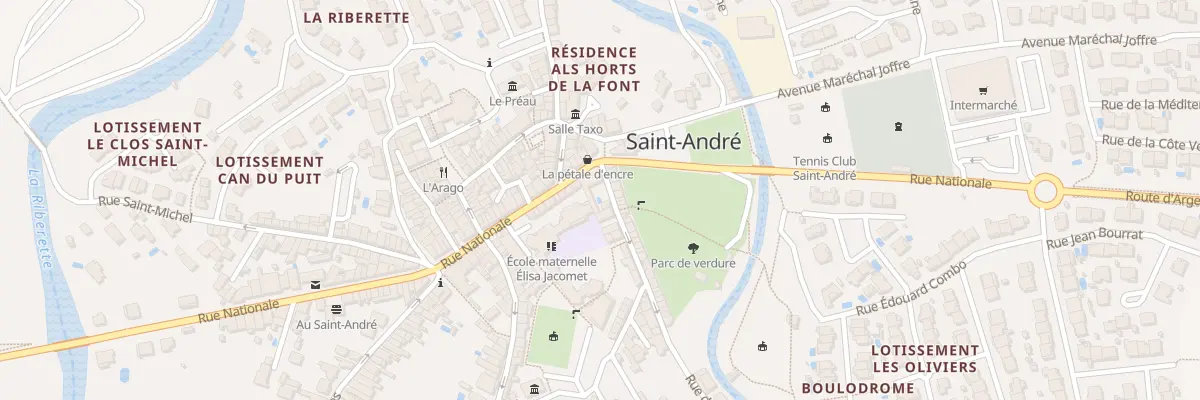 Plan du 79B Rte Nationale à Saint-André