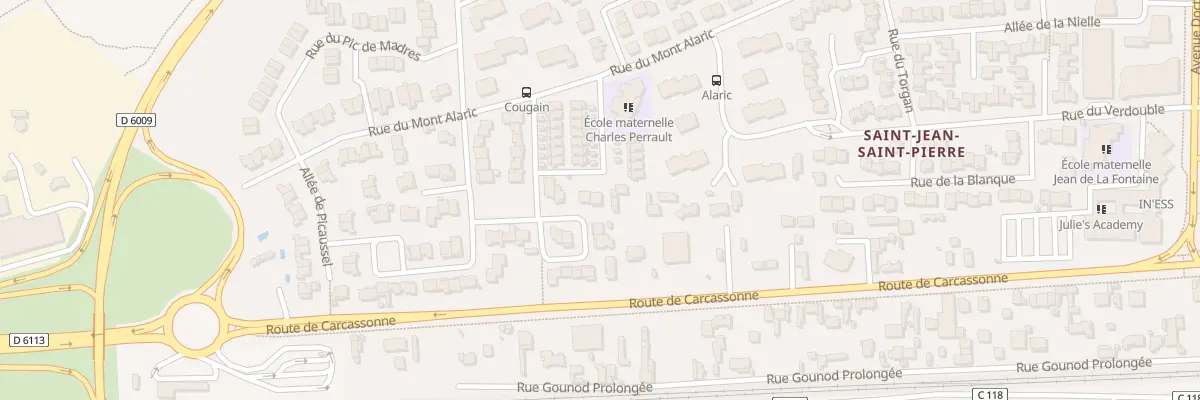 Plan du 7 Rue de Treboul à Narbonne