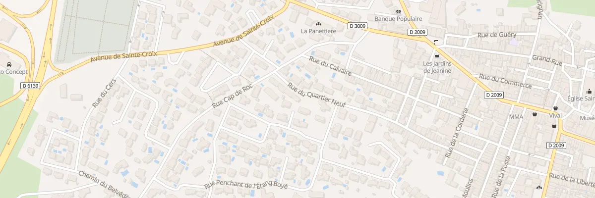 Plan du 53 Rue du Quartier Neuf à Sigean