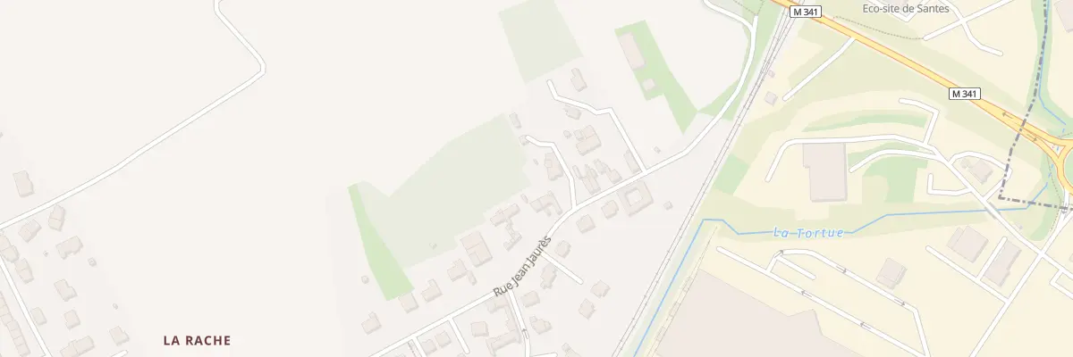 Plan du 73B Rue Jean Jaurès à Santes