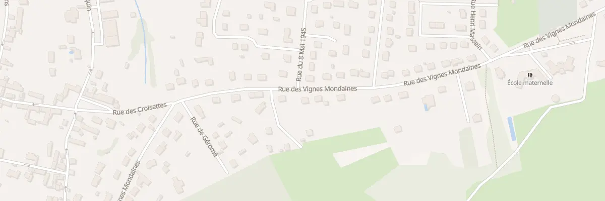 Plan du 45 Rue des Vignes Mondaines à Trosly-Breuil