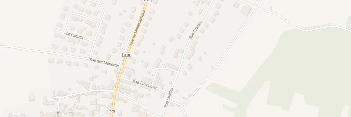 Plan du 31 Rue Chasles à Voulx