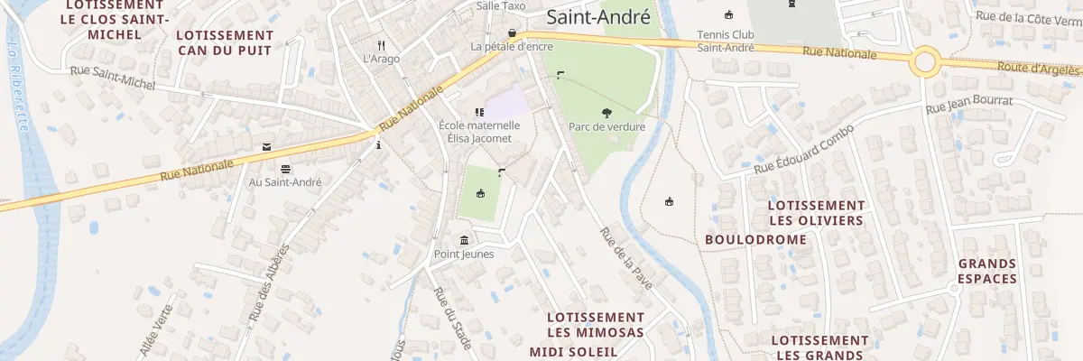 Plan du 7 Rue du Canigou à Saint-André
