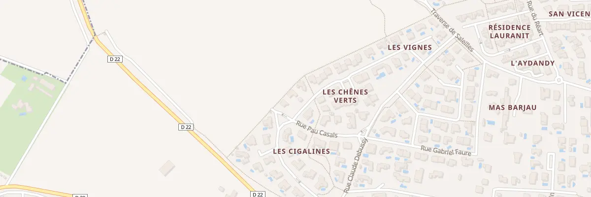 Plan du 28 Rue Maurice Ravel à Alénya