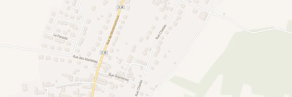 Plan du 31T Rue Chasles à Voulx