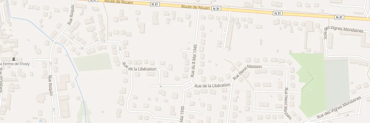 Plan du 3 Rue du Huit Mai 1945 à Trosly-Breuil