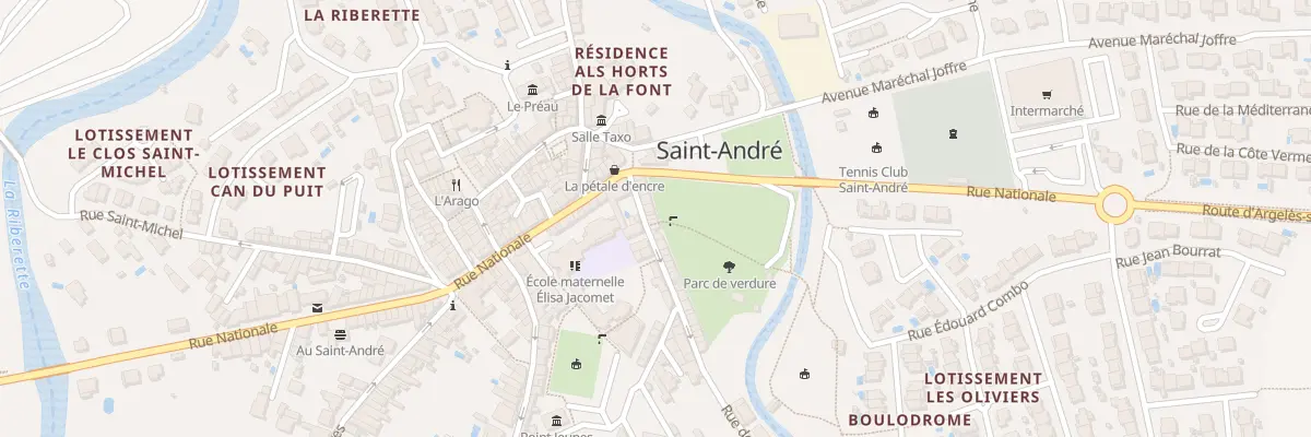 Plan du 16 Rue La Pave à Saint-André