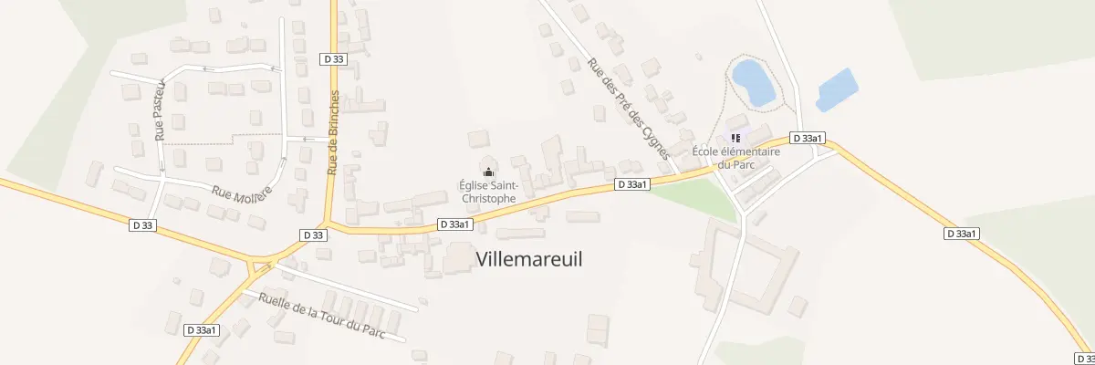 Plan du 20 Rue Saint-christophe à Villemareuil
