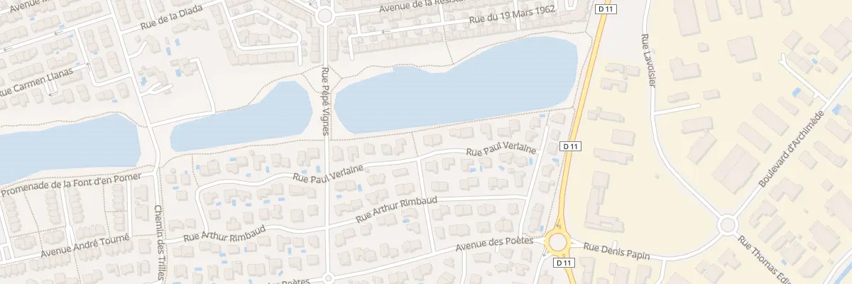 Plan du 34 Rue Paul Verlaine à Elne