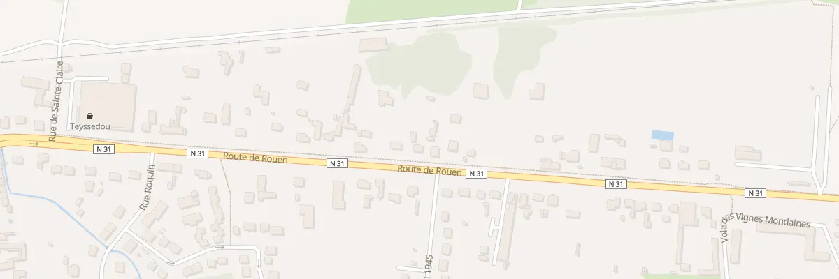 Plan du 20 Rte de Rouen à Trosly-Breuil