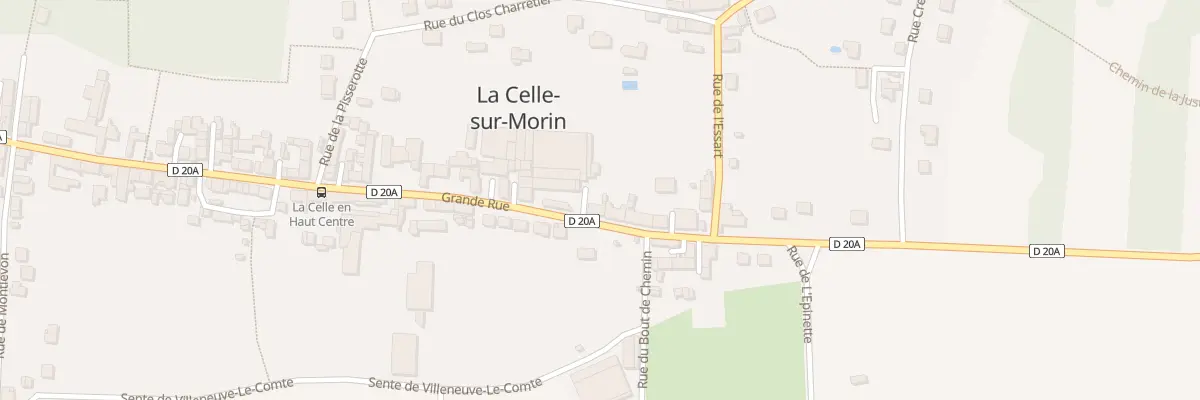 Plan du 14 Grande Rue à La Celle-sur-Morin