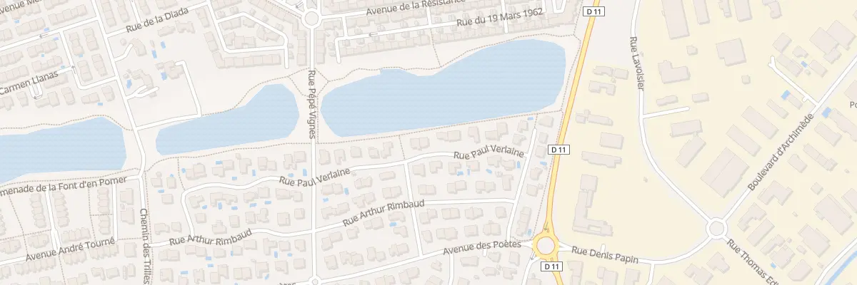 Plan du 32 Rue Paul Verlaine à Elne