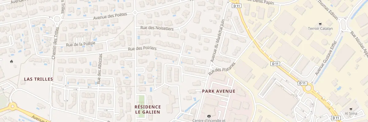 Plan du 101 Rue des Poiriers à Elne