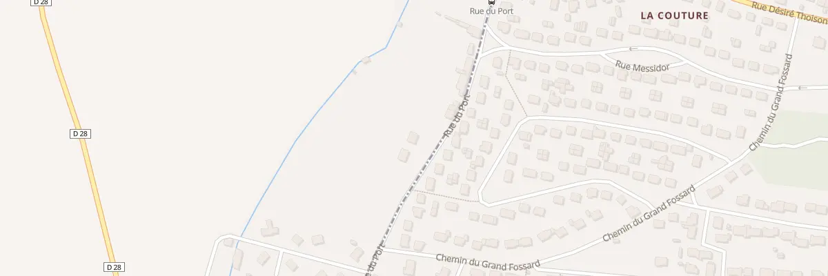 Plan du 6 Rue du Port à Esmans