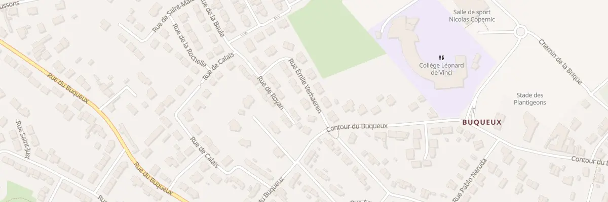 Plan du 6 Rue Emile Verhaeren à Carvin
