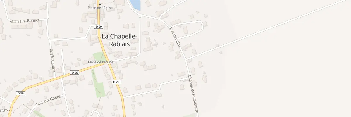 Plan du 14 Rue des Clos à La Chapelle-Rablais