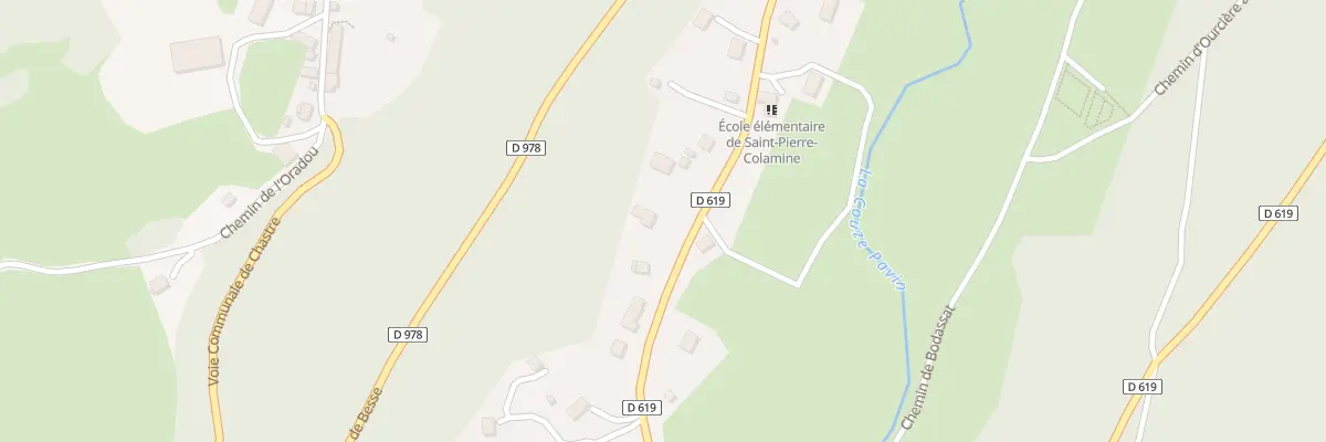 Plan du 32 Rte des Grottes -Lomprat- à Saint-Pierre-Colamine