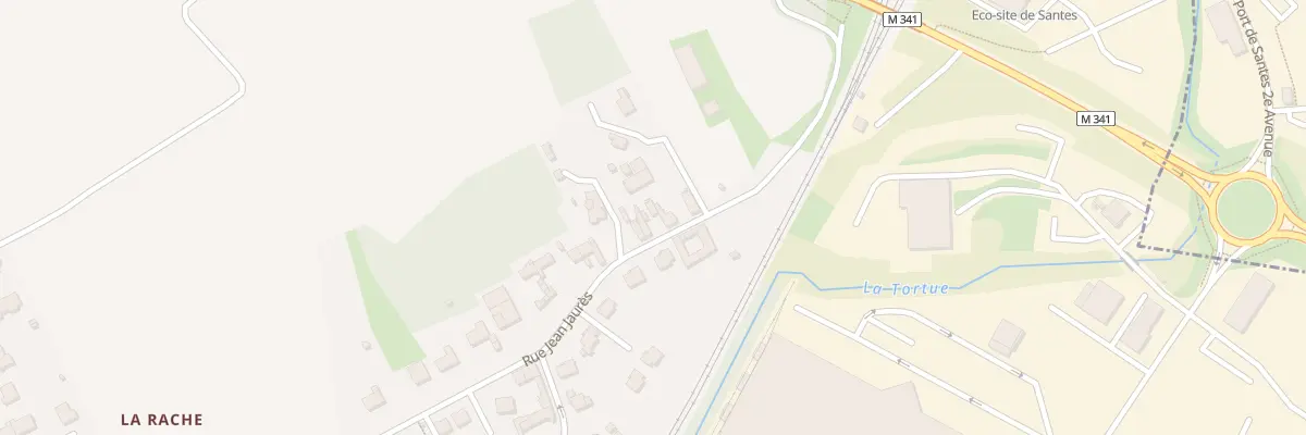 Plan du 79 Rue Jean Jaurès à Santes