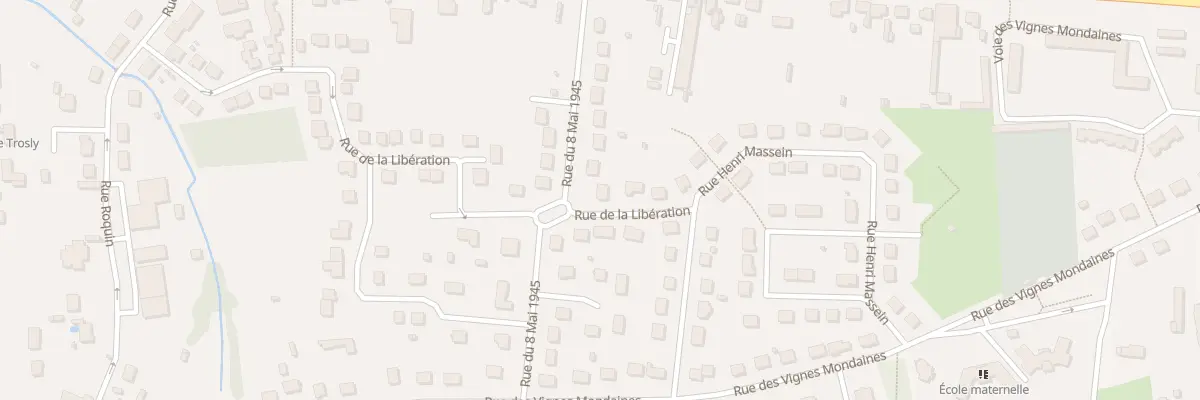 Plan du 18 Rue du Huit Mai 1945 à Trosly-Breuil