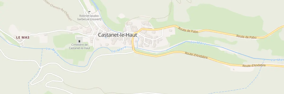 Plan du 4 Rue des Bergeries à Castanet-le-Haut