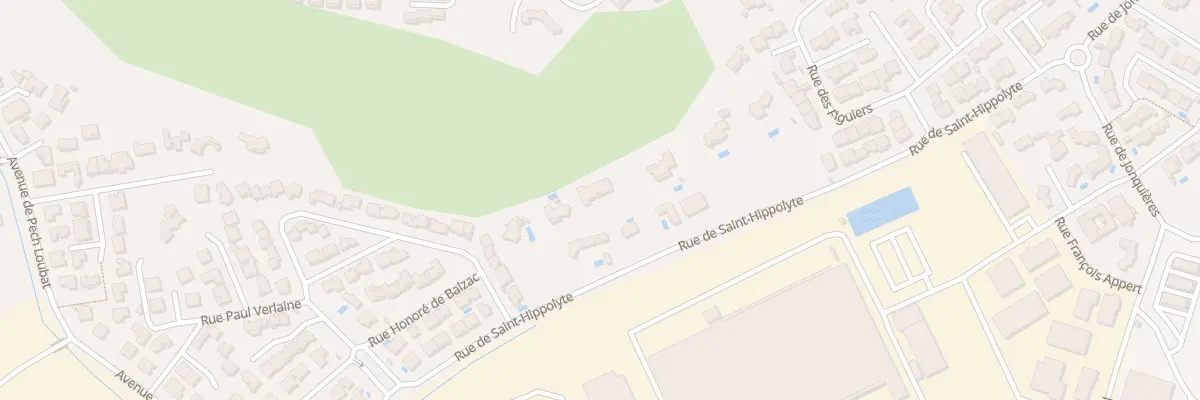 Plan du 34B Rue de Saint Hippolyte à Narbonne