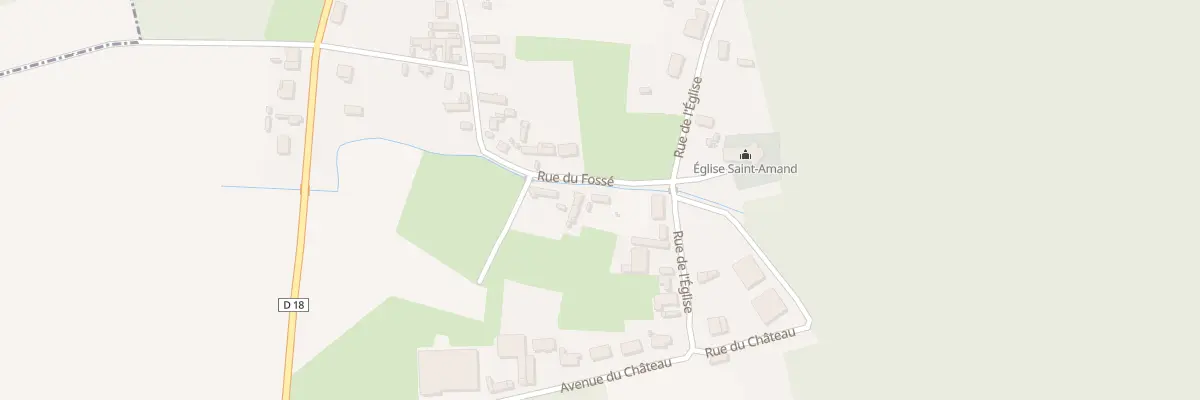 Plan du 6 Rue du Fossé à Vélu