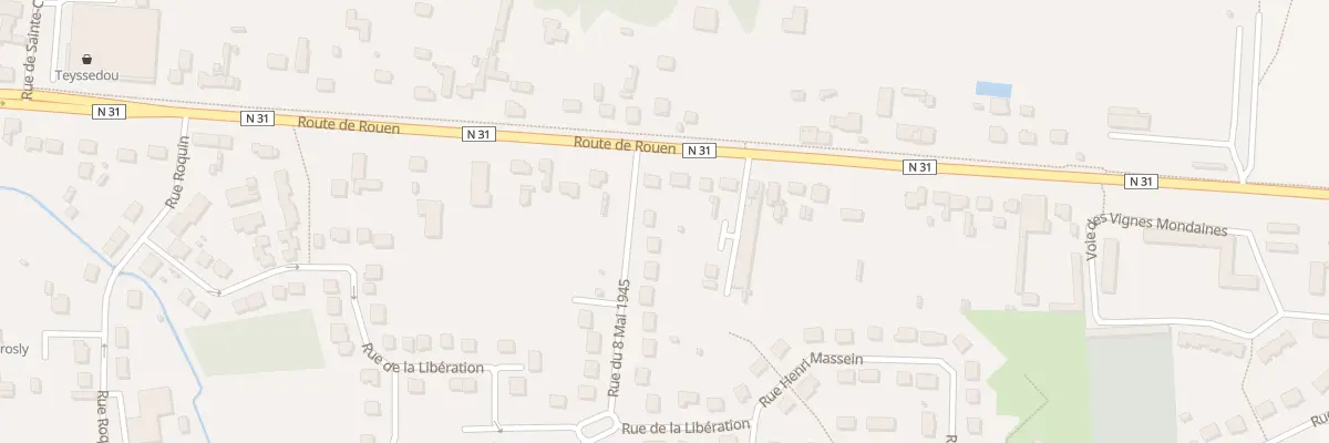 Plan du 4 Rue du Huit Mai 1945 à Trosly-Breuil