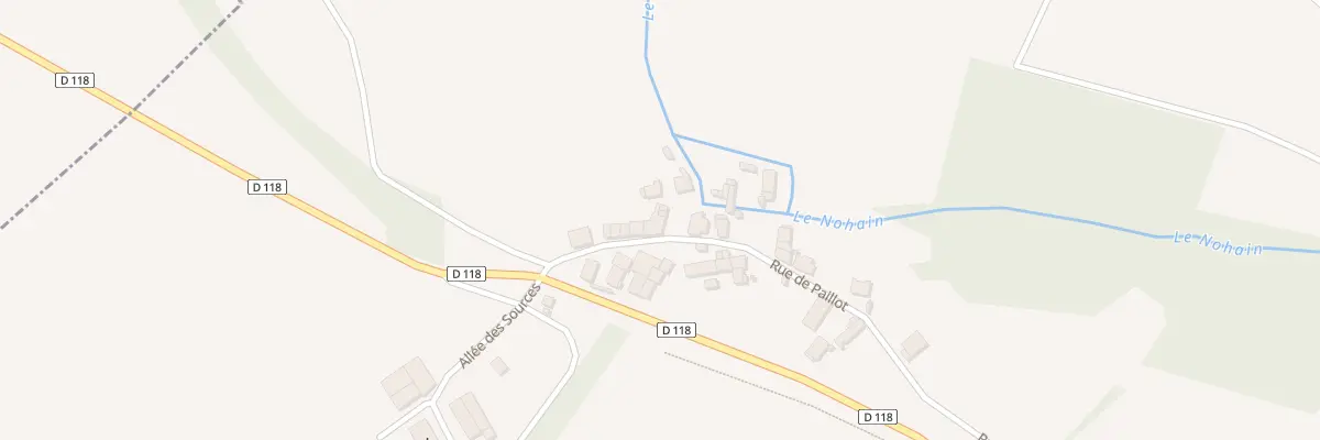 Plan du 12 Rue de Paillot à Saint-Martin-sur-Nohain