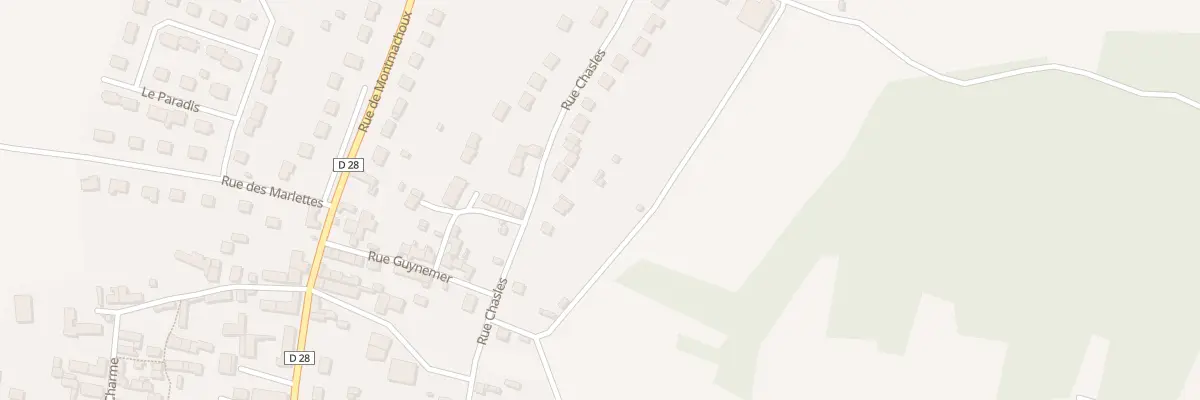 Plan du 42 Rue Chasles à Voulx