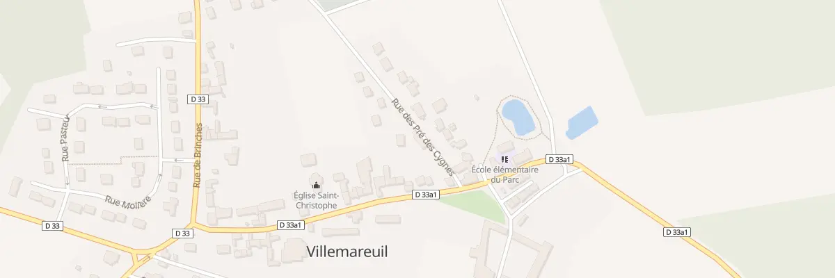 Plan du 1 Rue du Pré des Cygnes à Villemareuil