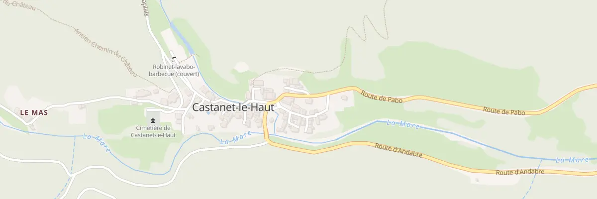 Plan du 7 Imp de la Ramelle à Castanet-le-Haut