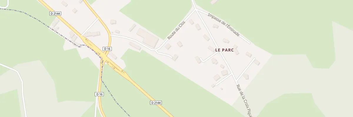 Plan du 5234 Le Parc à Pouzol