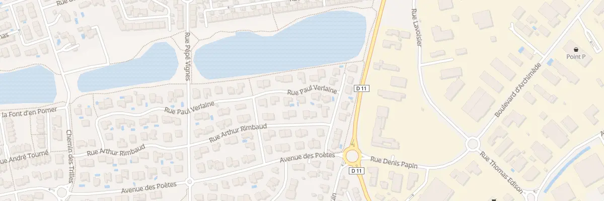 Plan du 7 Rue Paul Verlaine à Elne