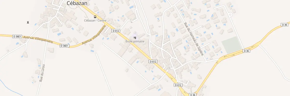 Plan du 26B Av de Beziers à Cébazan