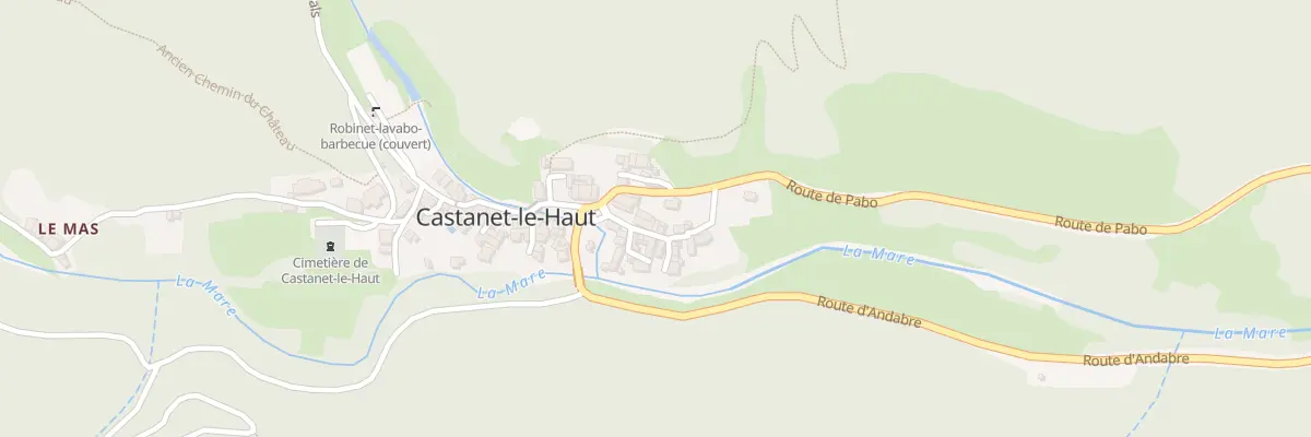 Plan du 3 Rte de Pabo à Castanet-le-Haut