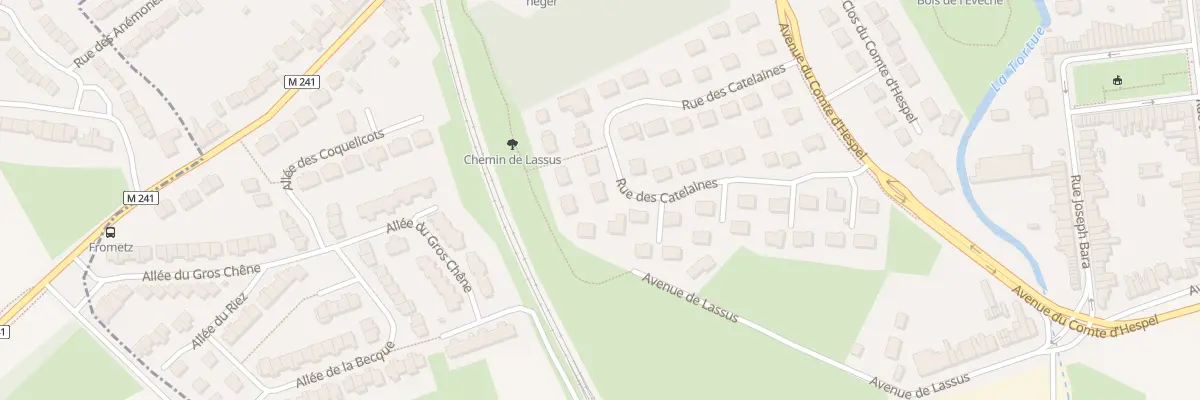 Plan du 37 Rue des Catelaines à Haubourdin