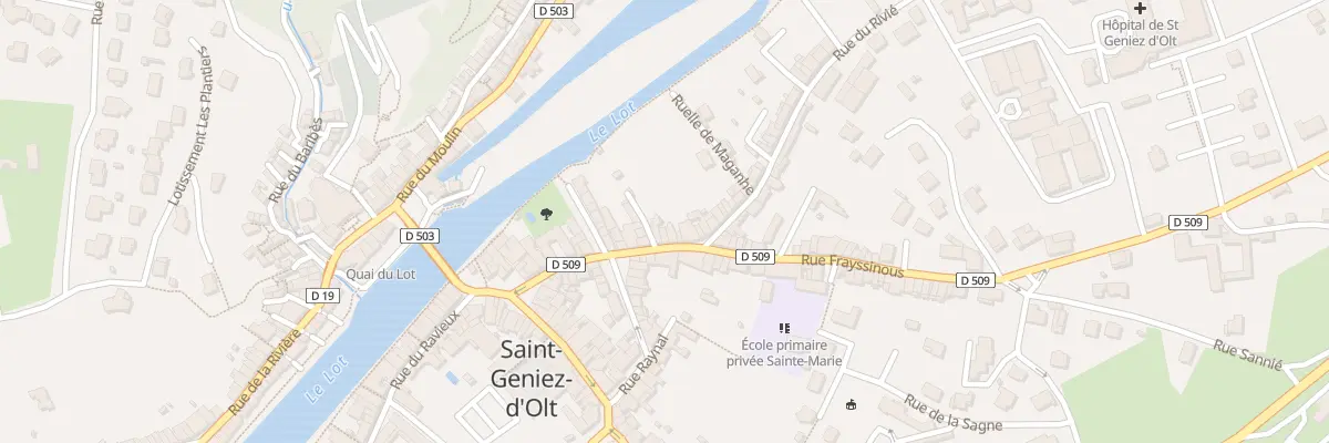 Plan du 17 Rue Alexis Monteil à Saint Geniez d’Olt et d’Aubrac