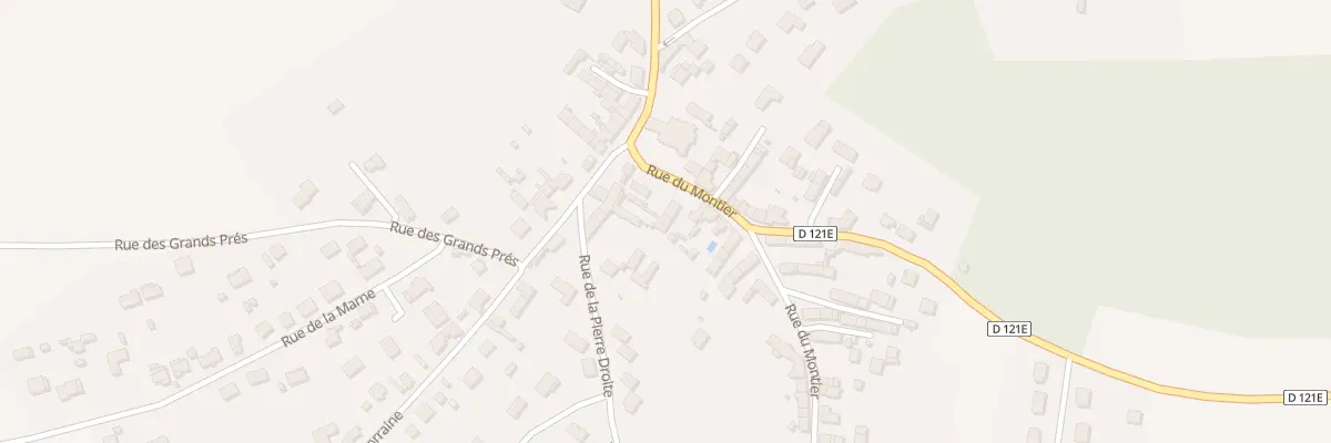 Plan du 12 Rue du Montier à Congis-sur-Thérouanne