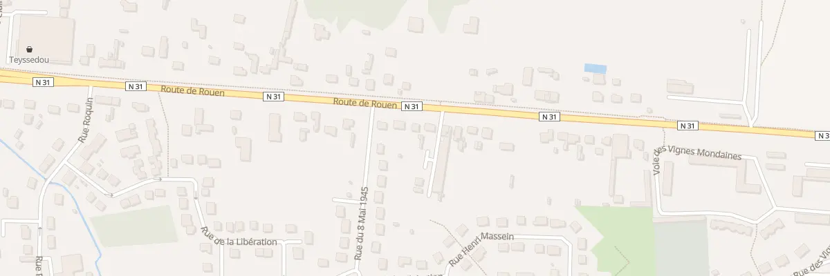 Plan du 29 Rte de Rouen à Trosly-Breuil